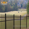 Garden galvanized powder coated iron steel fence
